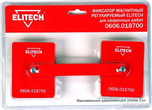 Угольник магнитный ELITECH 0606.018700