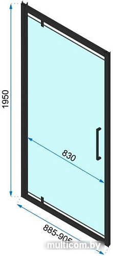 Душевая дверь Rea Rapid Swing 90