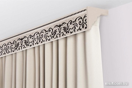 Карниз для штор Legrand Оливия 58063668 (2.4 м, латунь)
