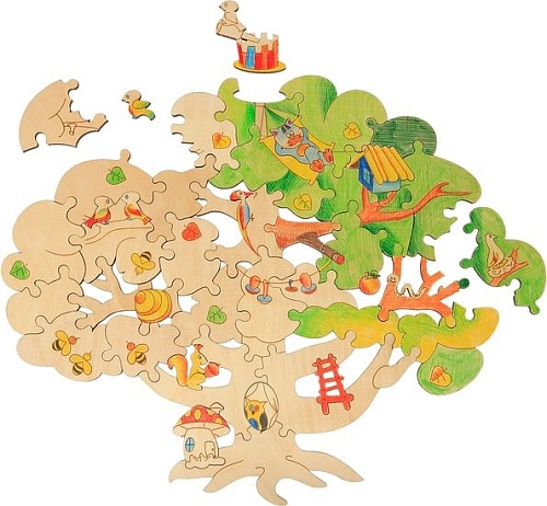 Мозаика/пазл Woody Чудесное дерево 00280