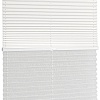 Плиссе Delfa Basic Uni СПШ-3116/3504 Plain Transparent (34x160, белый/белый)