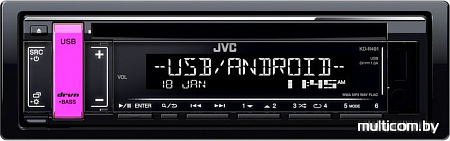 CD/MP3-магнитола JVC KD-R491