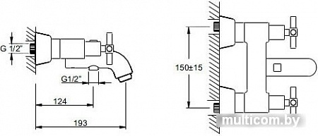 Смеситель Vitra Juno A40868EXP