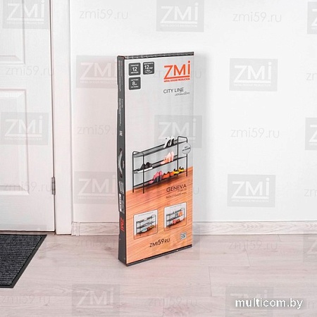 Полка для обуви ЗМИ Женева 33 ПДО Ж33 (черный)