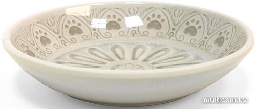 Миска TarHong Medallion Paw TCT3052CSMPC (бежевая с лапками)