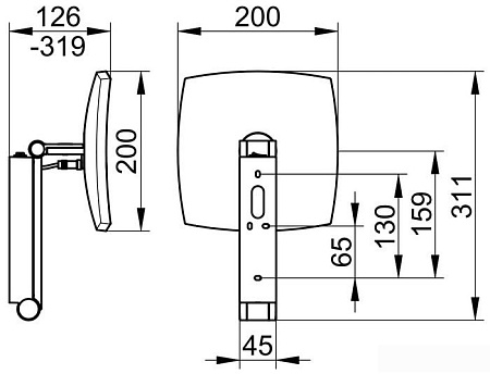 Косметическое зеркало Keuco 17613019004