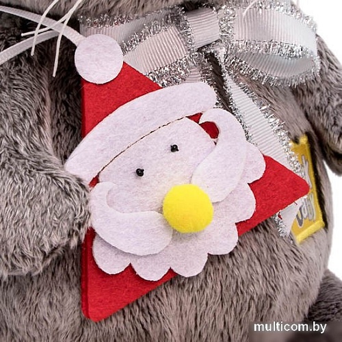 Классическая игрушка BUDI BASA Collection Басик Baby с игрушкой Дед Мороз BB-068 (20 см)