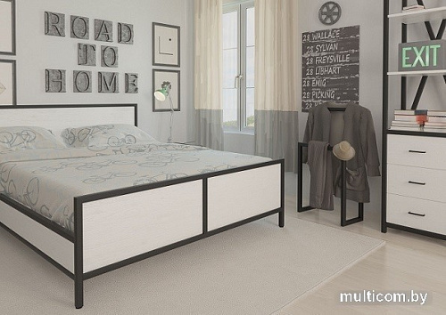 Стойка для одежды Millwood Сканди 2 48x25x120 (металл белый)