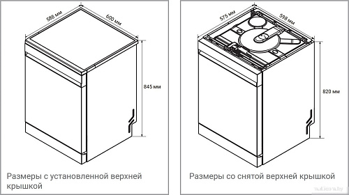 Отдельностоящая посудомоечная машина Weissgauff DW 796 Touch Autoopen