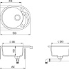 Кухонная мойка Aquasanita Clarus SR102AW (cerrus 120)