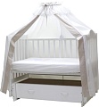 Балдахин на кроватку Топотушки Классик 111/8 (серый)
