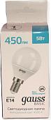Светодиодная лампочка Gauss Elementary Basic E14 5W 4000K G45 10501252