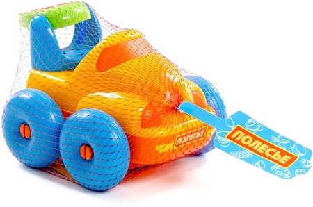 Игрушечный транспорт Полесье Блоппер автомобиль-кран 3805 (желтый/синий)