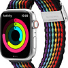 Ремешок Dux Ducis Strap Mixture II Version для Apple Watch 41мм/40мм/38мм (dark stripes)