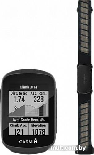 Велокомпьютер Garmin Edge 130 Plus HRM Bundle