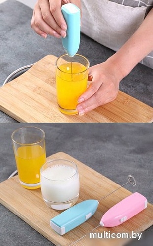 Ручной вспениватель молока Miru KA044 (голубой)