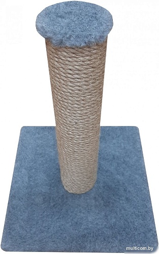 Когтеточка Bast Столбик 40 (джут, серый)