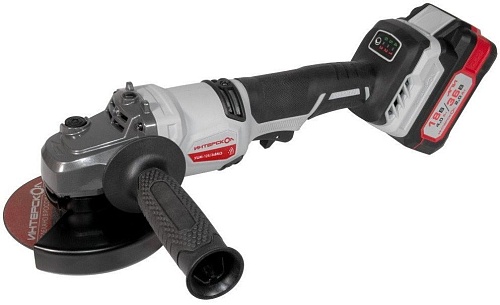 Угловая шлифмашина Интерскол УШМ-125/36ВМЭ 956.2.2.70 (с 2-мя АКБ, кейс)