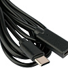 Кабель Cablexpert CCP-USB2-CMCF-2M USB Type-C - USB Type-C (2 м, черный)