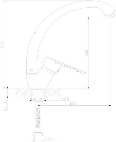 Смеситель Decoroom DR39021