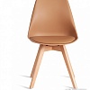 Стул TetChair Tulip дерево/пластик/экокожа (бежевый)