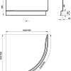 Экран под ванну Ravak A 140 CZF1000AN0