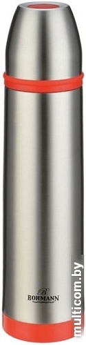 Термос BOHMANN BH-4492 1л (серебристый/оранжевый)