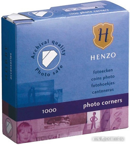 Держатель для фотографий Henzo Фотоуголки 18.310.00 (1000 шт, прозрачный)