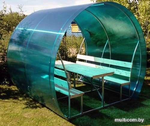 Беседка Велес Пион (3м, бирюзовый)