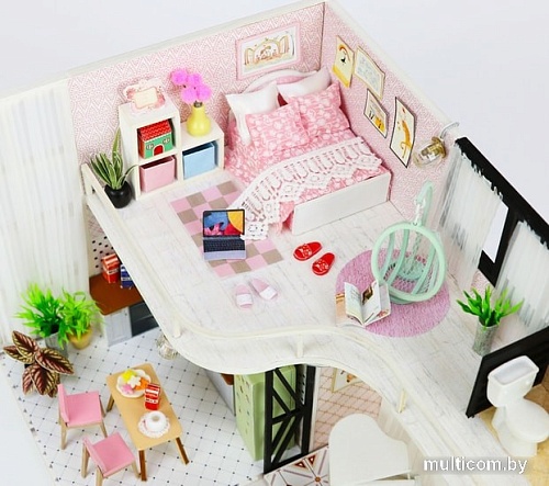 Румбокс Hobby Day DIY Mini House Розовый лофт (M035)