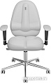 Кресло Kulik System Classic (экокожа, с подголовником, белый)