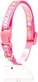 Ошейник Duvo Plus Cool Сats 11168/pink (розовый/желтый)