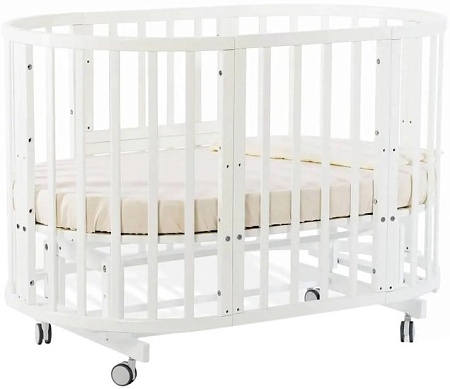 Кроватка-трансформер Nuovita Nido Magia (белый)