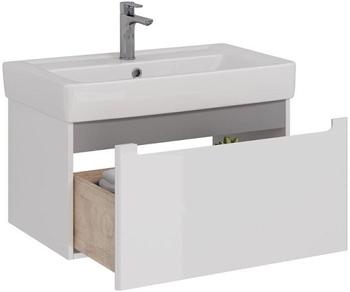 Lemark Тумба под умывальник Buno Mini 70 LM05BM70T (белый глянец)