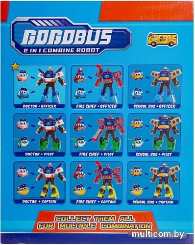 Трансформер GoGo Bus Доктор и полицейский 2 в 1 YS4013G
