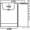 Кухонная мойка Kromevye Rondo EC 159 D