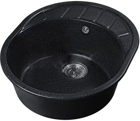 Кухонная мойка Marblan Ovata R (черный)