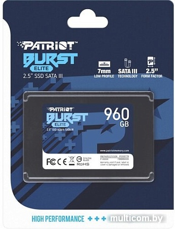 SSD Patriot Burst Elite 1.92TB PBE192TS25SSDR