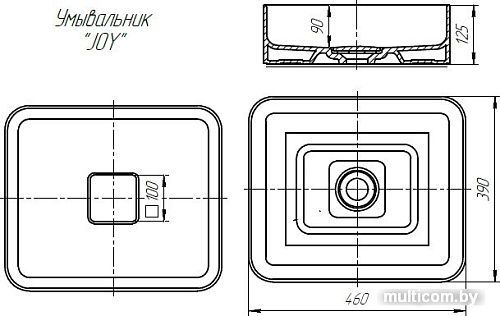 Умывальник Dreja Джой