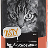 Консервированный корм для кошек Tasty мясное ассорти в соусе 415 г