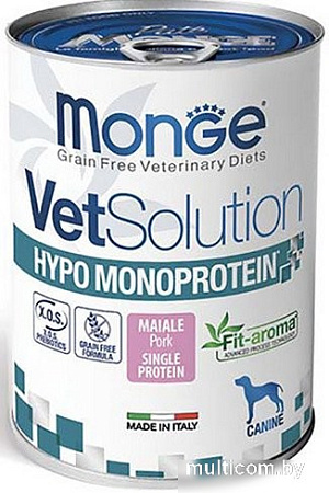 Консервированный корм для собак Monge VetSolution Hypo Monoprotein Dog 400 г