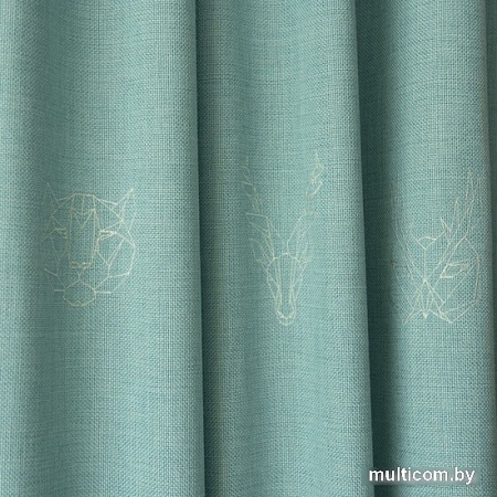 Комплект штор Pasionaria Лука 290x230 (2 шт, голубой)