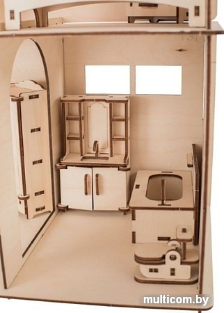 Кукольный домик ХэппиДом Коттедж с пристройкой HK-D004