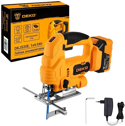 Электролобзик Deko DKJS20E 083-1124 (с 1-им АКБ)