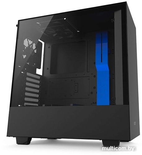 Корпус NZXT H500 (черный/синий)
