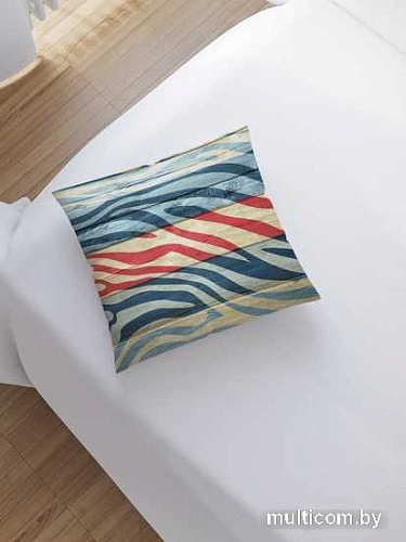 Чехол на подушку JoyArty Узор зебры на досках sl_12968