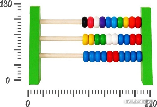 Счеты Краснокамская игрушка Счетики Радуга