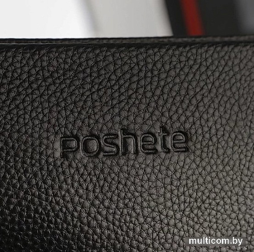 Мужская сумка Poshete 381-6206-BLK (черный)