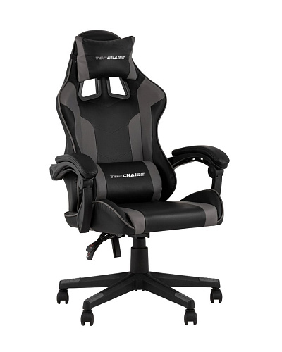 TopChairs Commander GF-8082 (черно-серый)