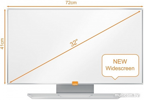 Магнитно-маркерная доска Nobo Widescreen 32 Nano Clean Whiteboard